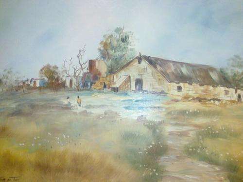 Jana du Toit - Farm landscape - a large stunner!!